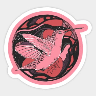 Ambrose Circle of The Hummingbird Sticker